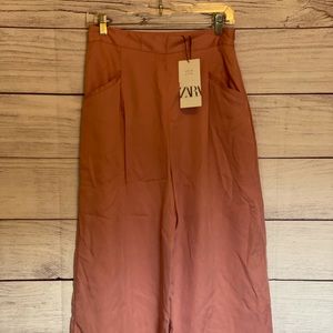 Zara loose fit culottes size medium